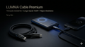 Cable USB-C Premium LUMMA Negro Obsidiana